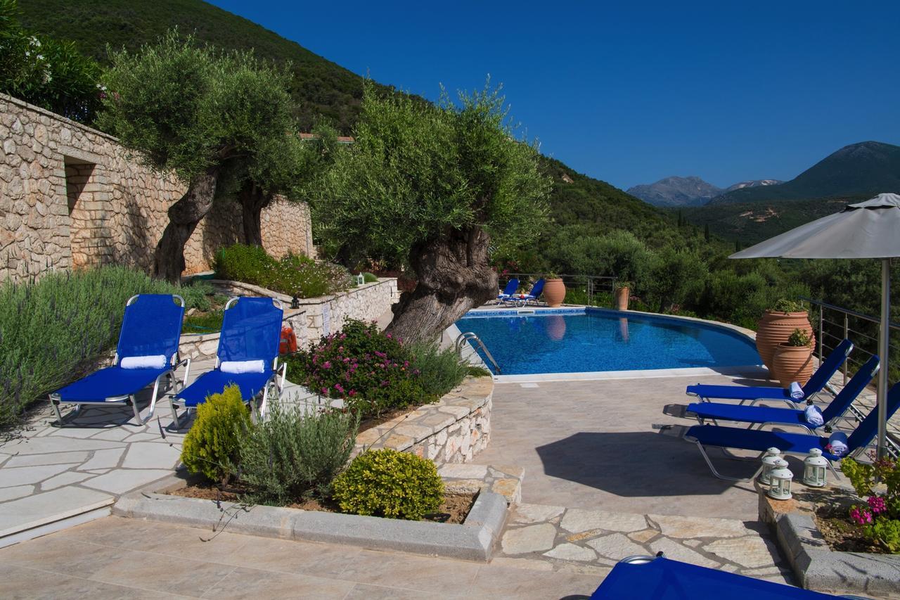 Villas Amantea- Four Villas With Big Pool And Infinity Pool Sivota  Bagian luar foto