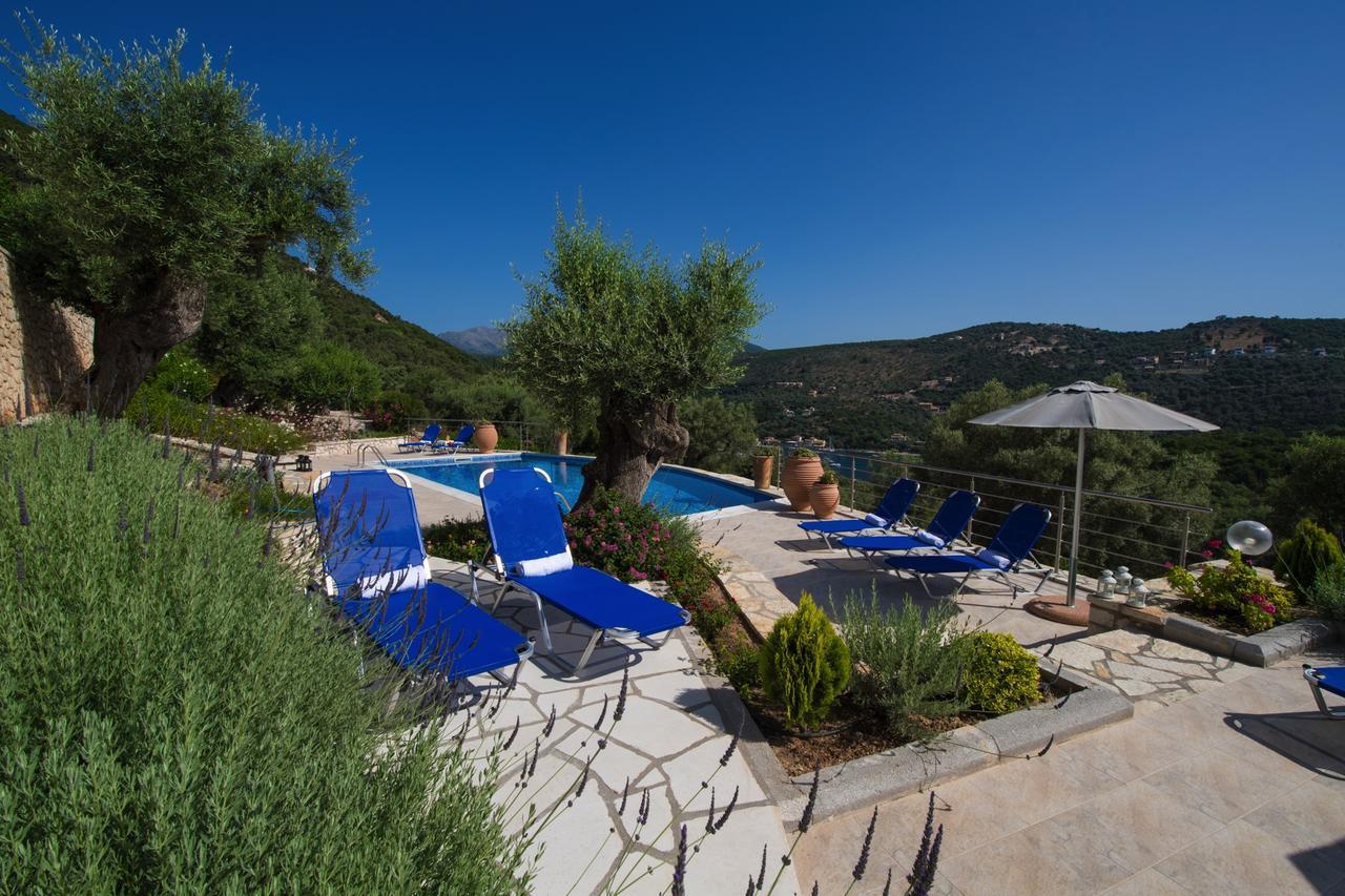 Villas Amantea- Four Villas With Big Pool And Infinity Pool Sivota  Bagian luar foto