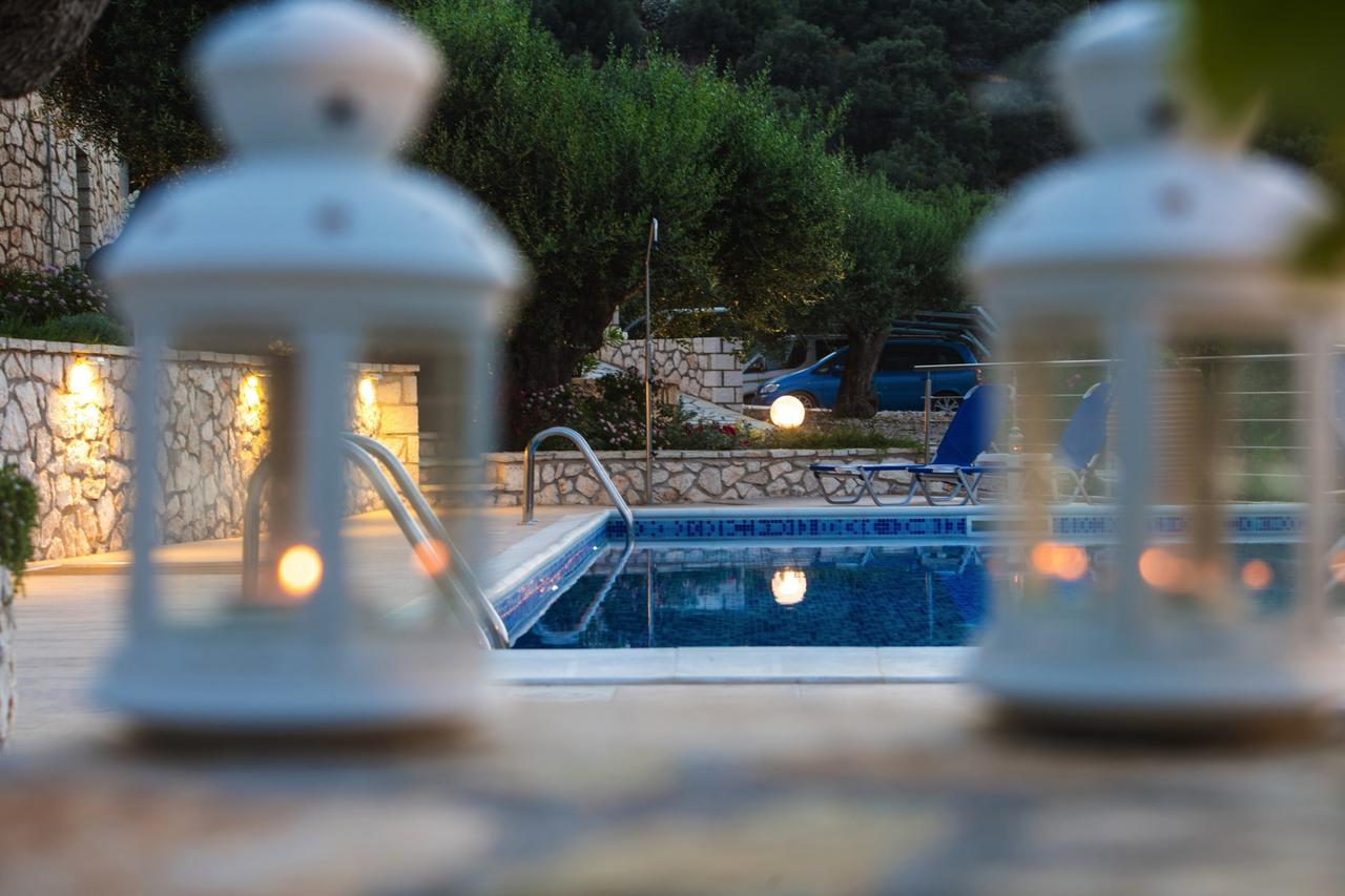 Villas Amantea- Four Villas With Big Pool And Infinity Pool Sivota  Bagian luar foto